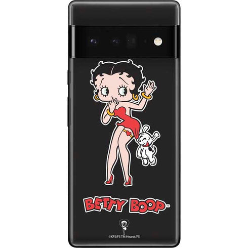 Betty Boop With Puppy Google Pixel 6 Pro Skin